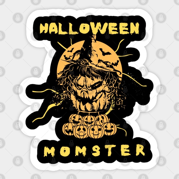 halloween momster Sticker by famatrix